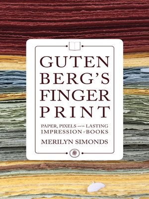 cover image of Gutenberg's Fingerprint